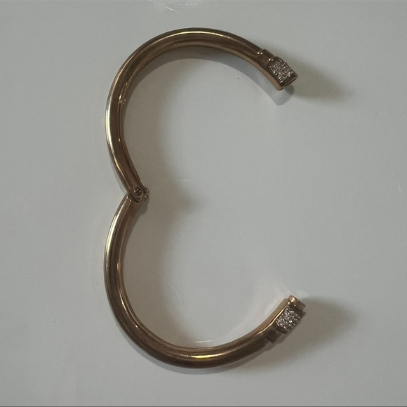 Michael Kors Rose Gold Bangle Bracelet - Picture 2 of 5